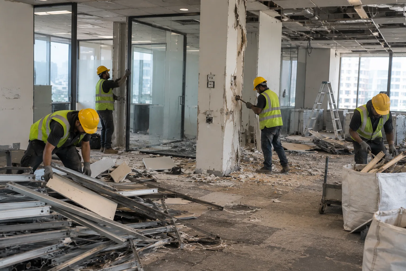 Structural dismantling project